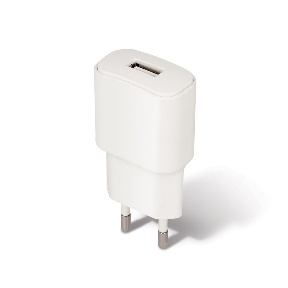 120947_oryg Forever TC-01 charger 1x USB 2A white + microUSB cable