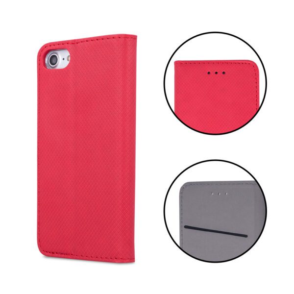 130866_oryg Etui Smart Magnet do Samsung Galaxy A06 4G / A06 5G red