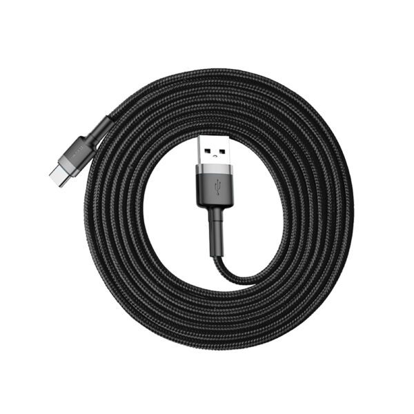 Baseus cable Cafule USB - USB-C 2,0 m 2A gray-black