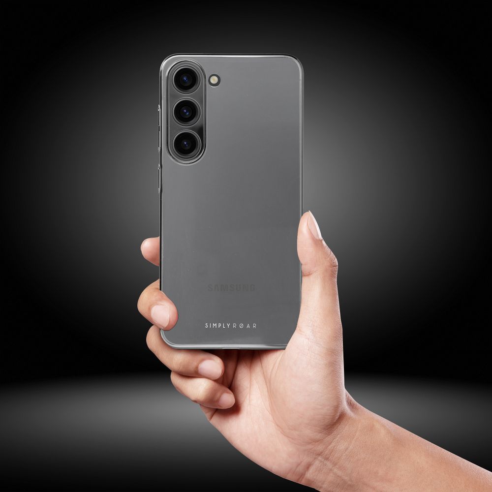 1315e2c2a3bde3750da9d075685c3f34 ROAR case PURE SIMPLE FIT for SAMSUNG S24 / S25 Clear