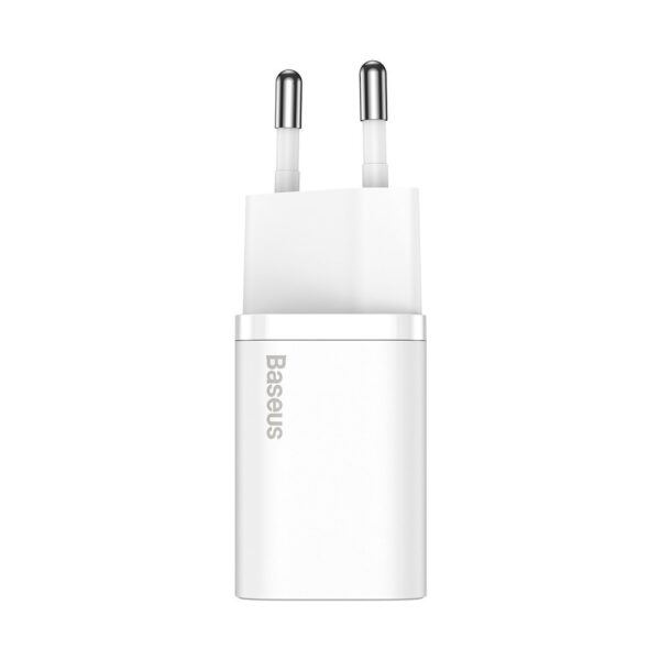 Baseus Super Si 1C fast USB Type C charger 20W Power Delivery + USB Type C - Lightning cable 1m white (TZCCSUP-B02)eng