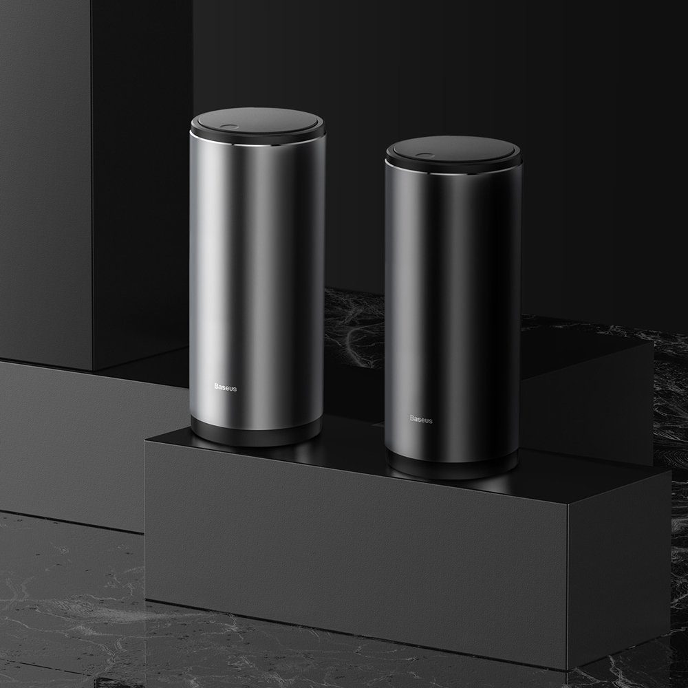 Baseus car mini waste bin with lid black (CRLJT-01)eng