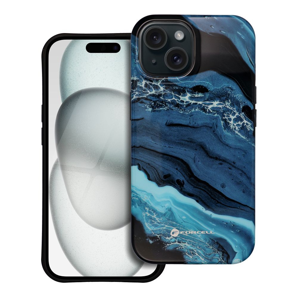 FORCELL F-PROTECT Mirage, Military Drop-Tested case compatible with MagSafe for IPHONE 15 deep sea