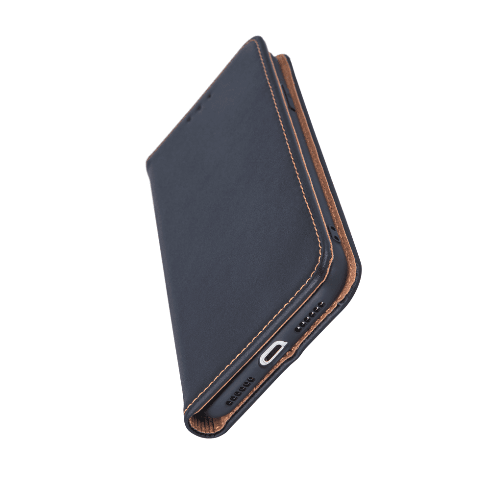 146180_oryg Genuine Leather Smart Pro for iPhone 17 Pro 6,3" black