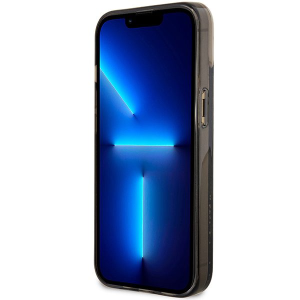 148892_5 Guess Liquid Glitter 4G Transculent case for iPhone 14 - blackeng