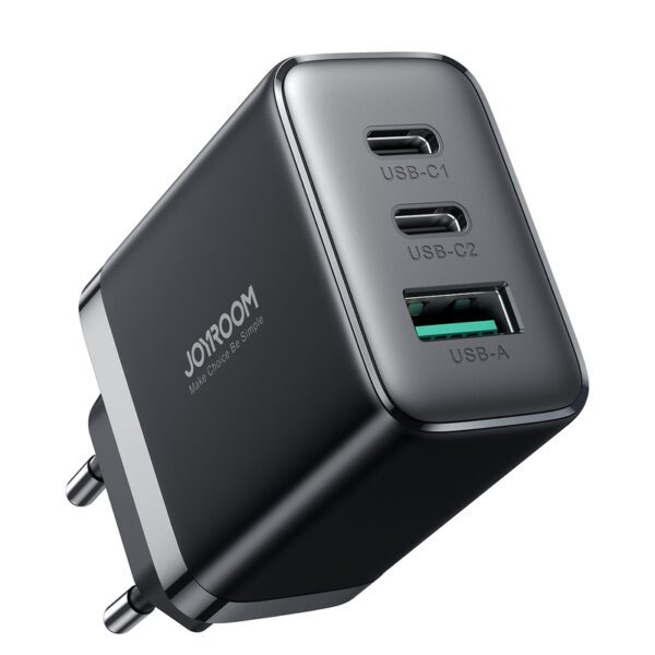 Joyroom JR-TCF10 fast charger 2x USB-C USB-A 32W - blackeng