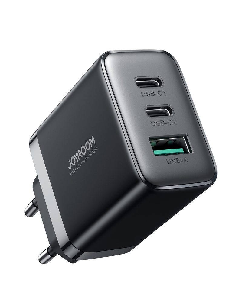 Joyroom JR-TCF10 fast charger 2x USB-C USB-A 32W - blackeng