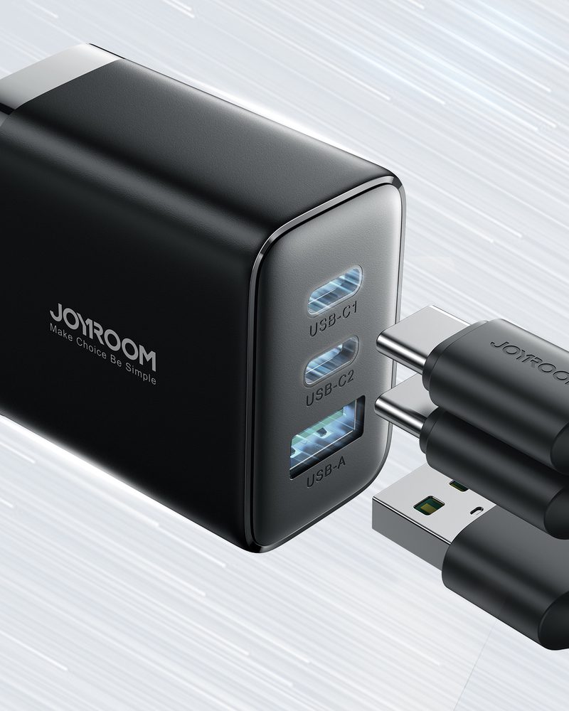 Joyroom JR-TCF10 fast charger 2x USB-C USB-A 32W - blackeng