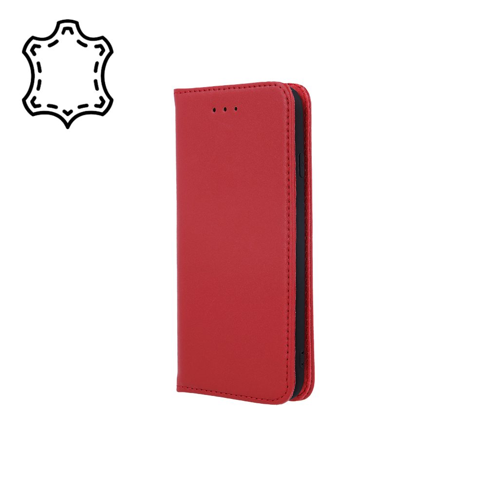 152007_oryg Genuine Leather Smart Pro for iPhone 17 6,3" maroon