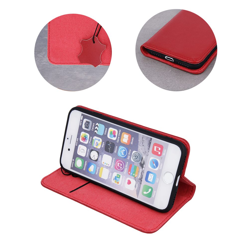 152009_oryg Genuine Leather Smart Pro for iPhone 17 6,3" maroon