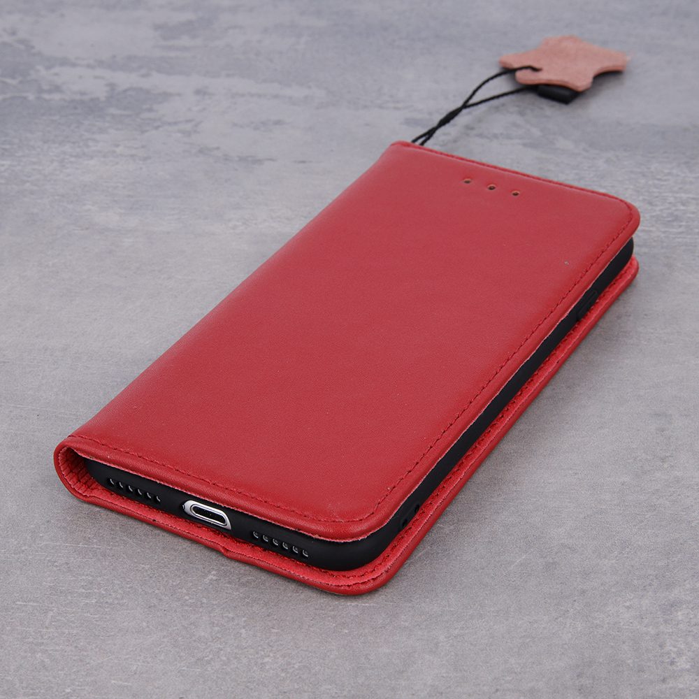 152011_oryg Genuine Leather Smart Pro for iPhone 17 6,3" maroon