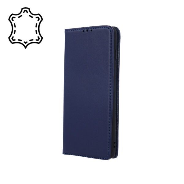 152012_oryg Genuine Leather Smart Pro for iPhone 17 6,3" navy blue