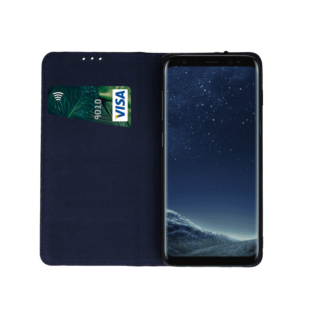152013_oryg Genuine Leather Smart Pro for iPhone 17 6,3" navy blue
