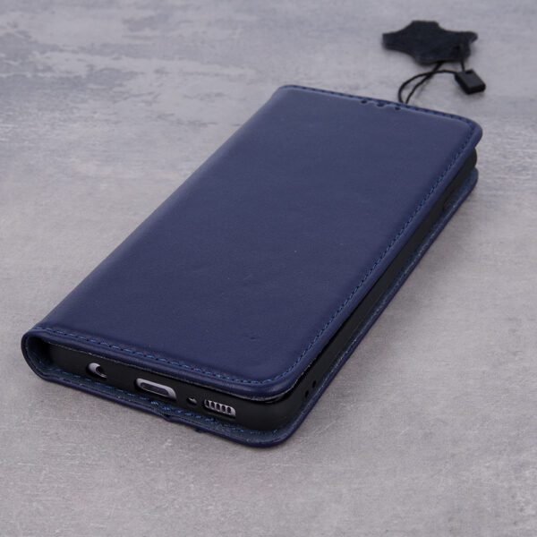 152016_oryg Genuine Leather Smart Pro for iPhone 17 6,3" navy blue