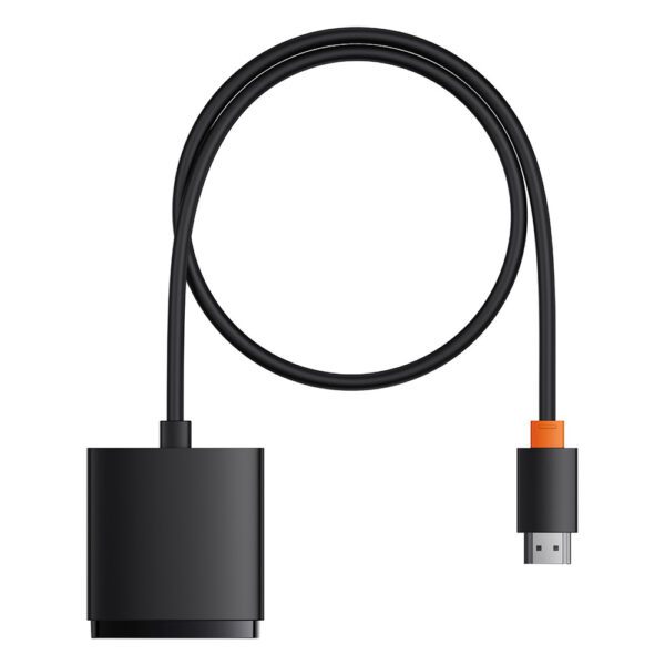 [RETURNED ITEM] Baseus AirJoy 2in1 4K 60Hz bi-directional HDMI adapter with built-in 1m cable - blackeng