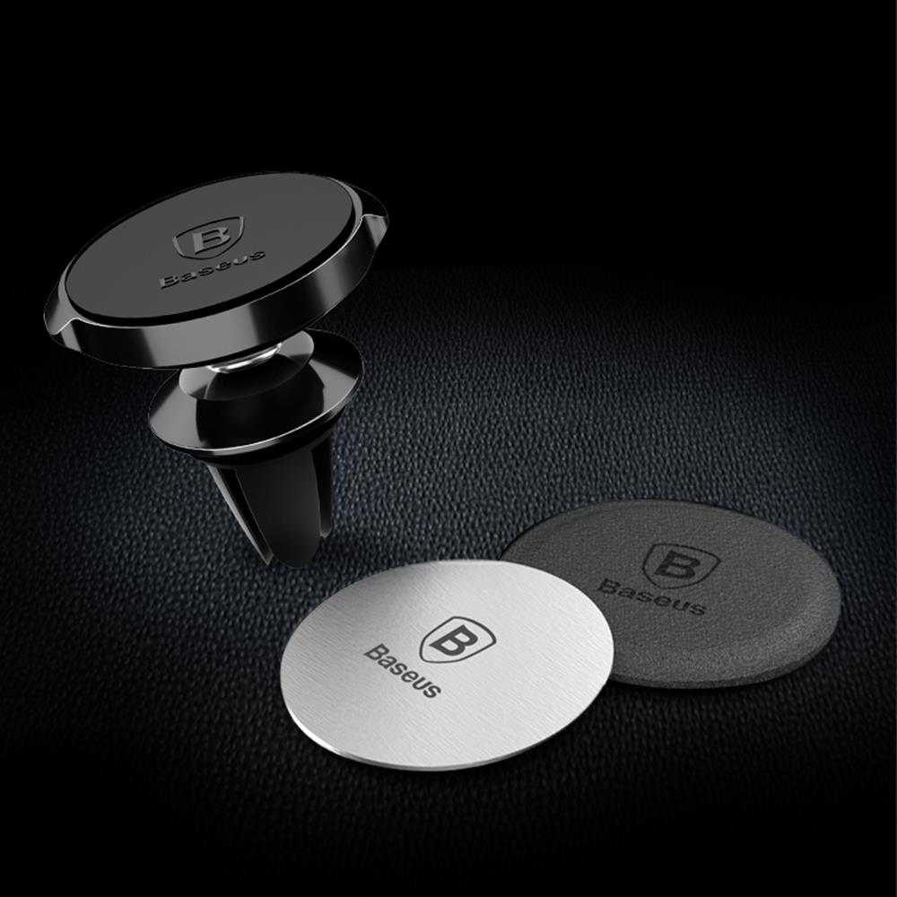 155263_oryg Baseus a set of stickers for the magnetic holder, silver plates