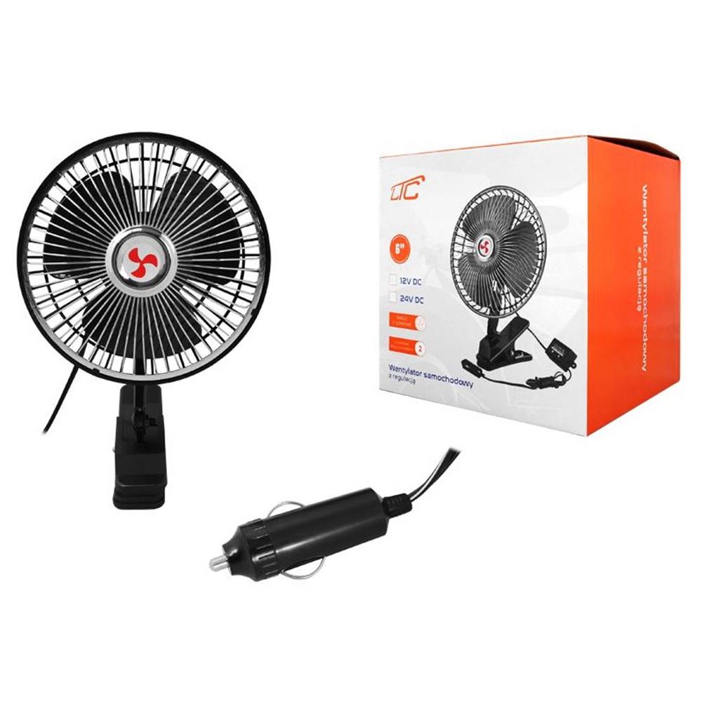 Car fan 12V 6” with regulation
