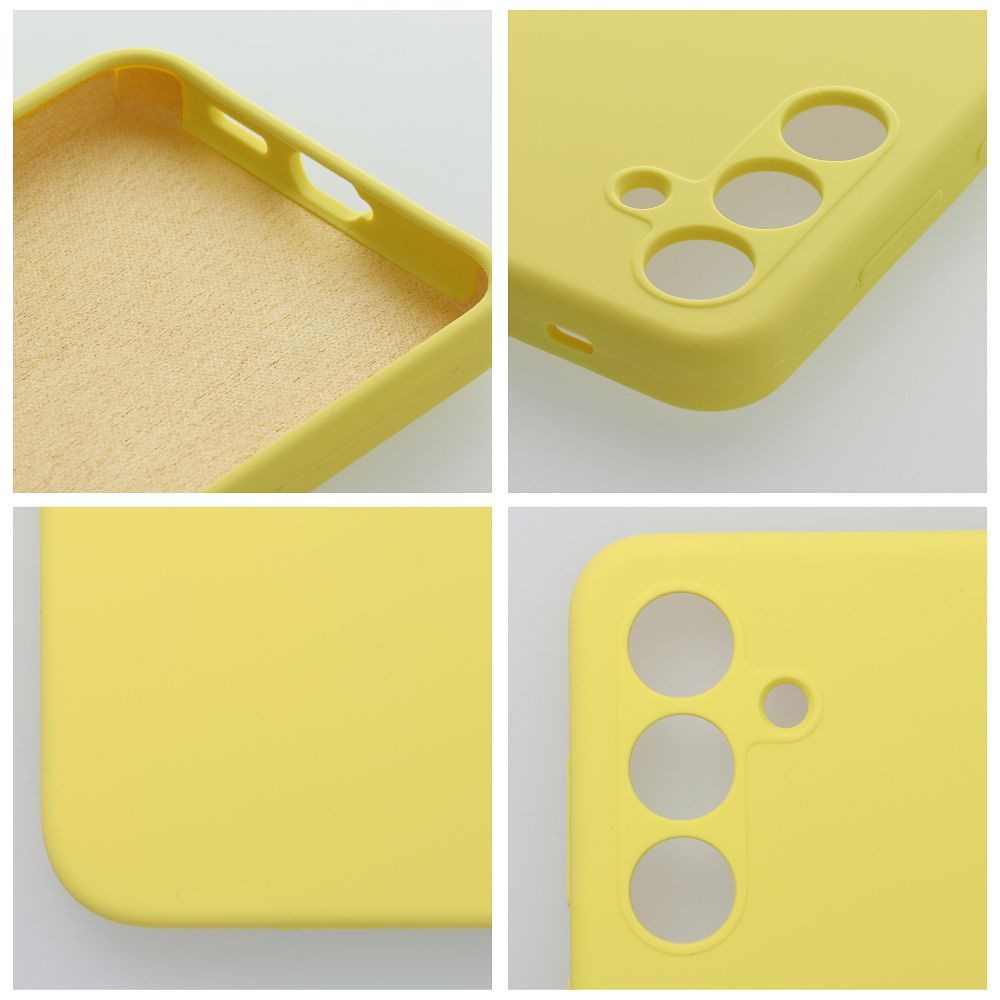 Case SILICONE 2mm for SAMSUNG S26 compatible with MagSafe lemon