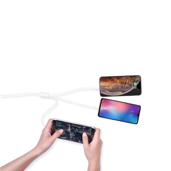 Devia cable 3in1 Smart EC141 USB - Lightning + USB-C + MicroUSB 1,2 m 2A white