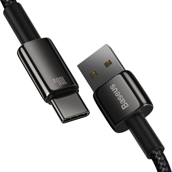 [RETURNED ITEM] Baseus Tungsten Gold cable USB-A - USB-C 480Mb/s 100W 2m black (CAWJ000101)eng