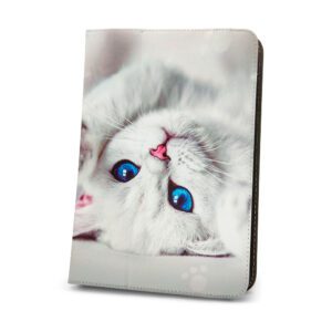 Universal case Cute Kitty for tablet 9-11''(L27 x W20 cm)
