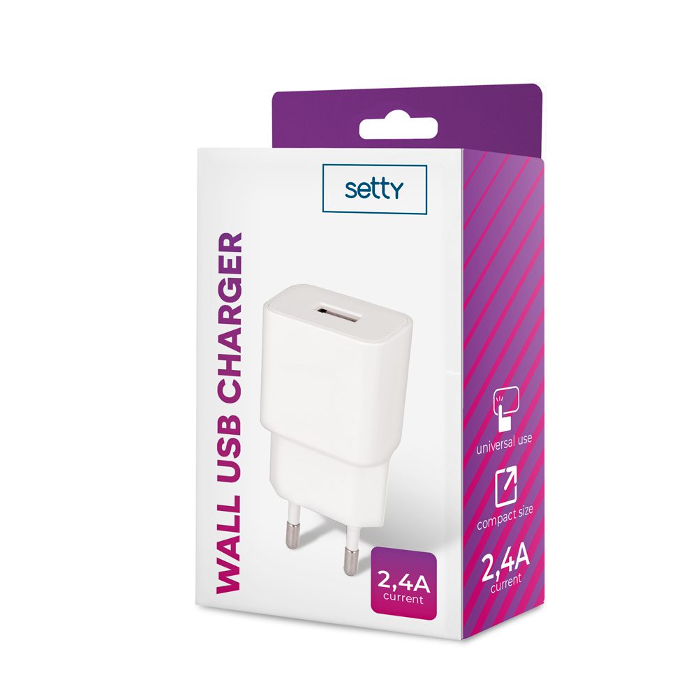 161328_oryg Setty charger 1x USB 2,4A white