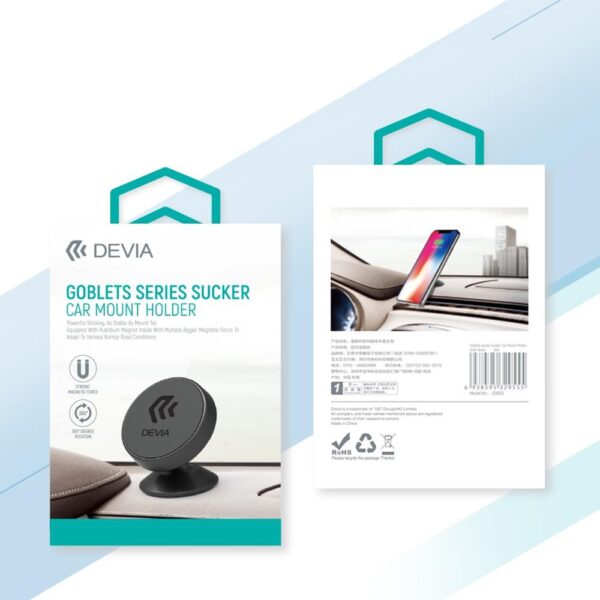 Devia car holder EL071 magnetic black