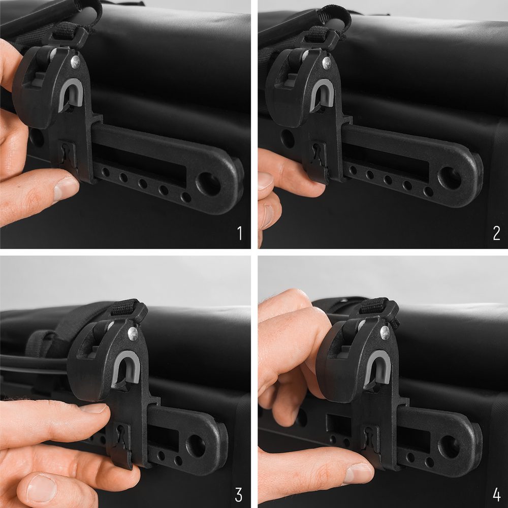 Wozinsky waterproof bicycle bag trunk pannier 25l black (WBB24BK)eng