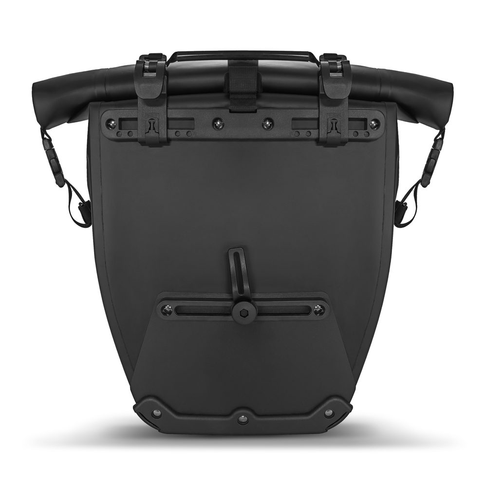 Wozinsky waterproof bicycle bag trunk pannier 25l black (WBB24BK)eng