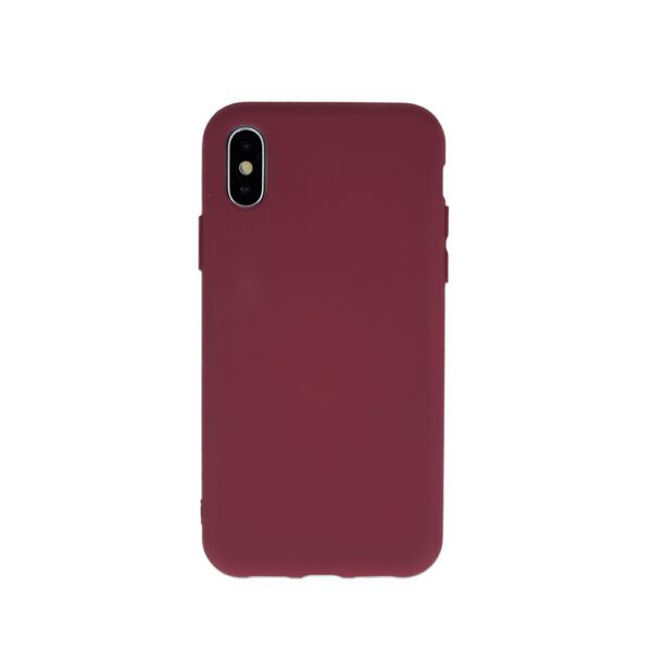 Silicon case for Samsung Galaxy S21 FE burgundy