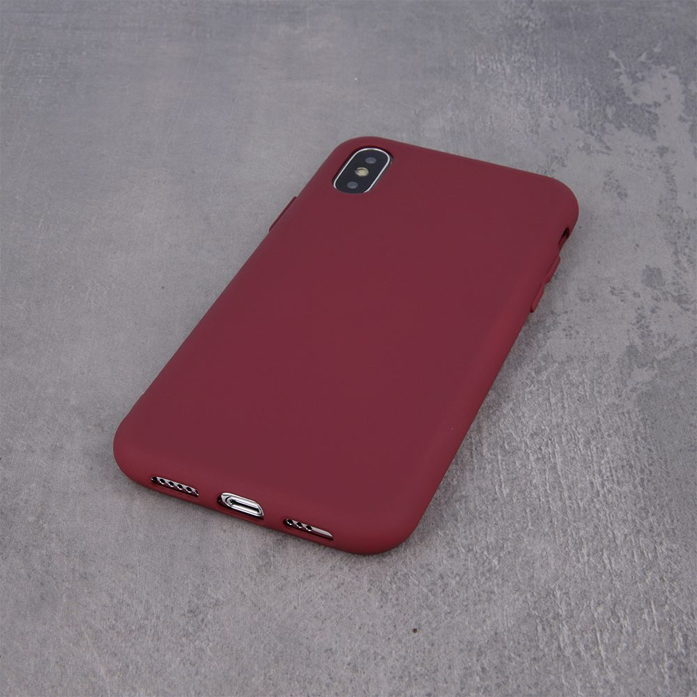 Silicon case for Samsung Galaxy S21 FE burgundy