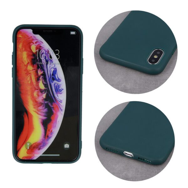 166082_oryg Matt TPU case for Xiaomi Redmi 12c / Redmi 11a forest green