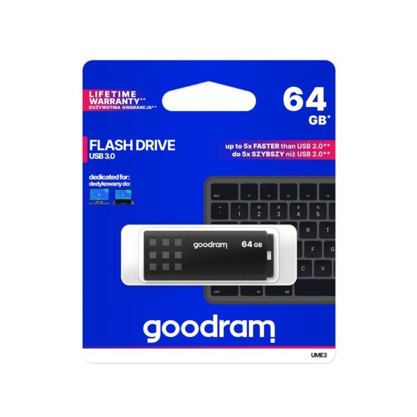 Goodram pendrive 64GB USB 3.0 UME3 black