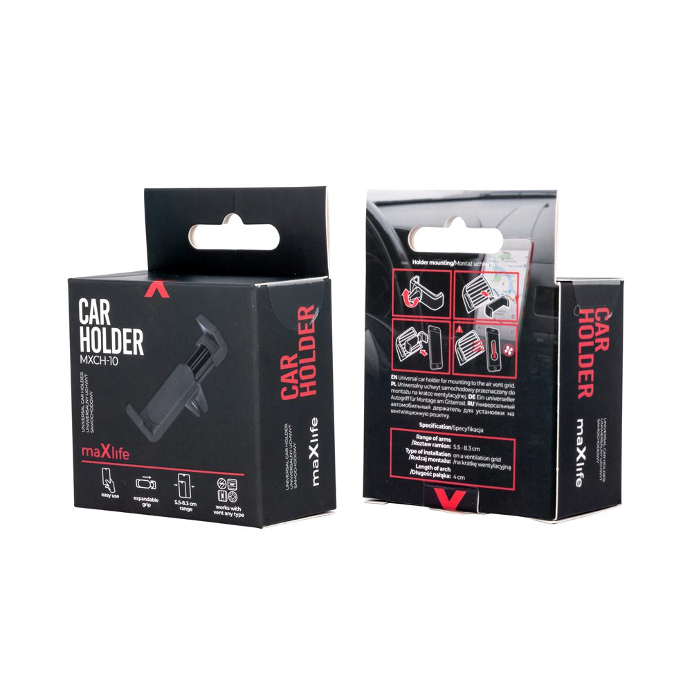 171006_oryg Maxlife car holder for air vent MXCH-10 black