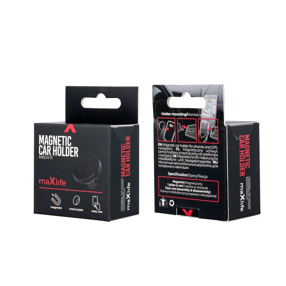171007_oryg Maxlife car holder for air vent MXCH-11 magnetic black