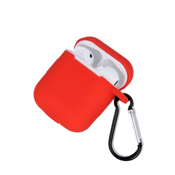 Case for Airpods / Airpods 2 red with hook