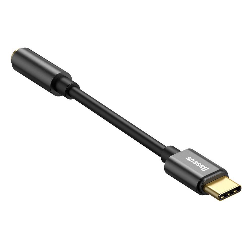 173458_oryg Baseus adapter L54 USB-C to jack 3,5 mm black