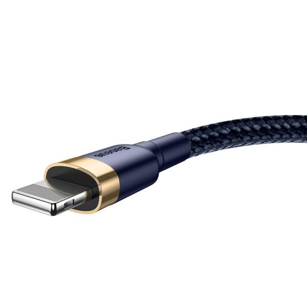 173810_oryg Baseus cable Cafule USB - Lightning 1,0 m 2,4A gold-blue