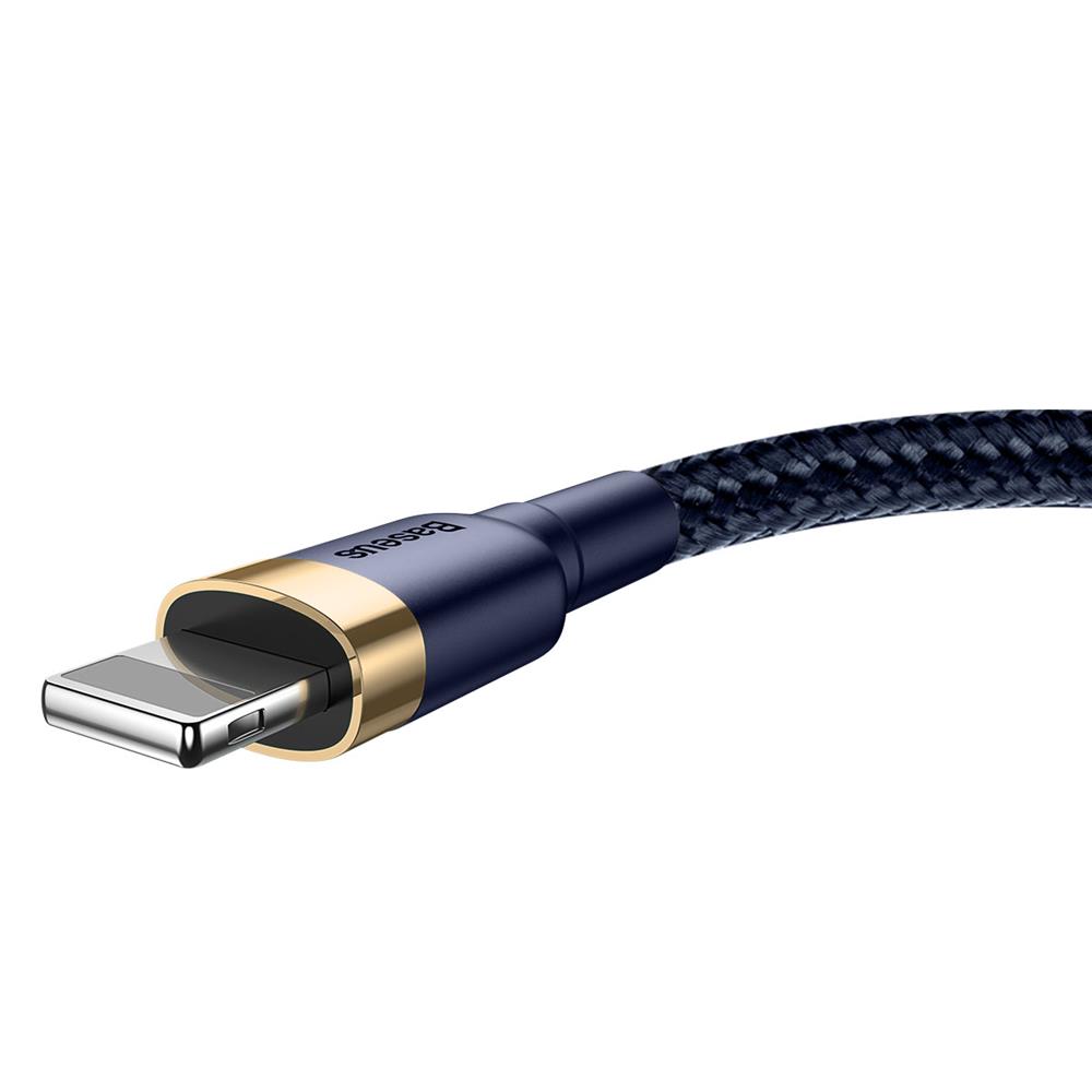 173810_oryg Baseus cable Cafule USB - Lightning 1,0 m 2,4A gold-blue