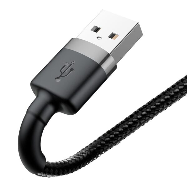 173818_oryg Baseus cable Cafule USB - Lightning 1,0 m 2,4A gray-black