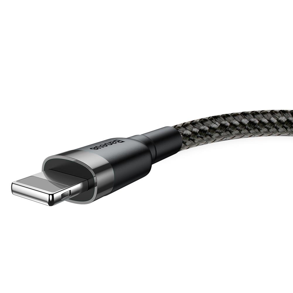173820_oryg Baseus cable Cafule USB - Lightning 1,0 m 2,4A gray-black