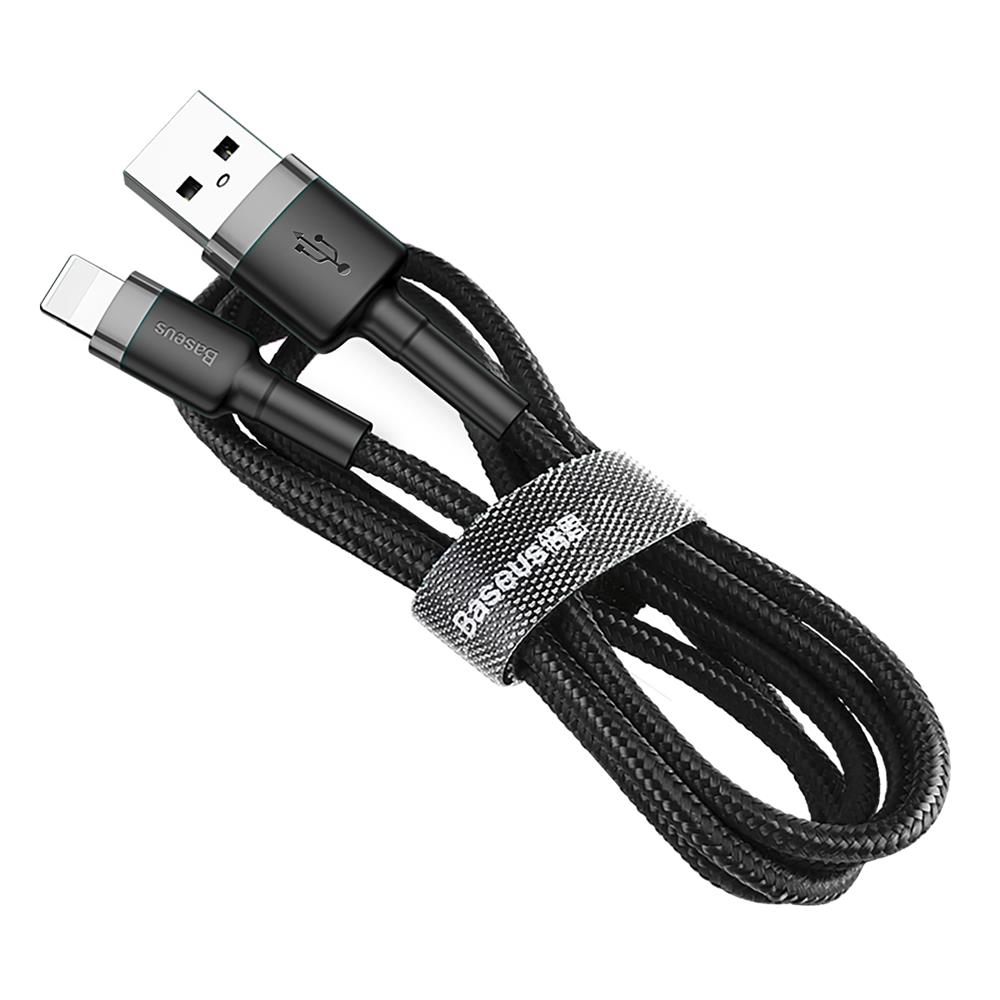 Baseus cable Cafule USB - Lightning 2,0 m 1,5A gray-black