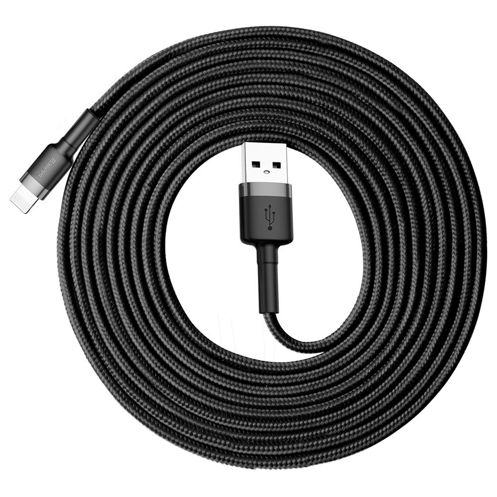 Baseus cable Cafule USB - Lightning 3,0 m 1,5A gray-black