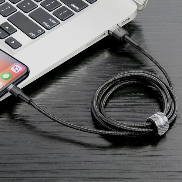 Baseus cable Cafule USB - Lightning 3,0 m 1,5A gray-black