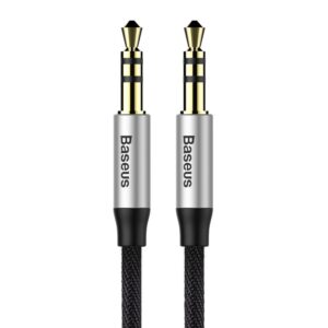 Baseus cable audio Yiven M30 jack 3,5 mm - jack 3,5 mm 1,0 m silver-black
