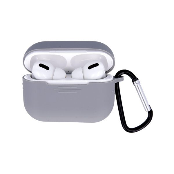 Case for Airpods Pro gray with hook