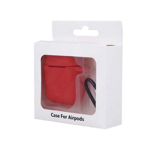 Case for Airpods / Airpods 2 red with hook