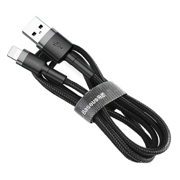 Baseus Cafule USB-A / Lightning 1.5A QC 3.0 cable 2 m - blackeng