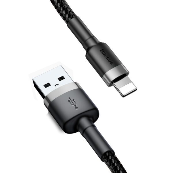 Baseus Cafule USB-A / Lightning 1.5A QC 3.0 cable 2 m - blackeng