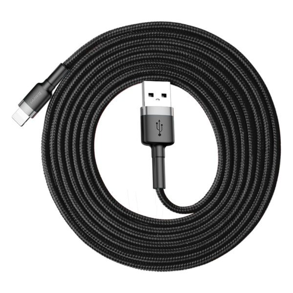 Baseus Cafule USB-A / Lightning 1.5A QC 3.0 cable 2 m - blackeng